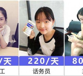 启东关于斗米兼职上的模特雇用的信息