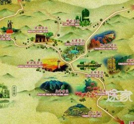 启东景点地图(长沙景点地图)